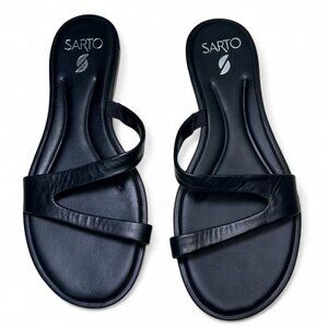 SARTO Women's Black Gwyneth Slide Sandals, Size 8.5 M, NWOB